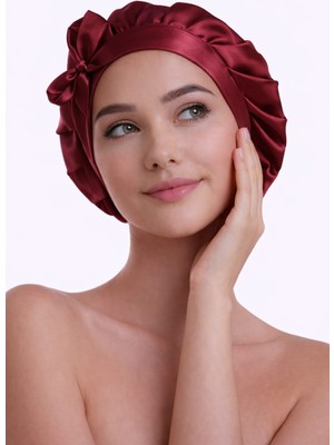 %100 Saf Ipek, Uzun Bağcıklı Lüks Bone