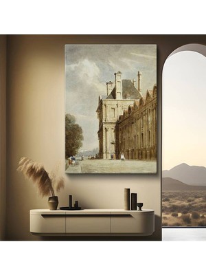 Limitless Design Anonim Tarihi Saray Mimari Cephesi Kanvas Tablo Sanat Tablosu Klasik Ressam Tablosu