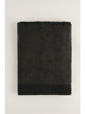 Cadeluz Soria Pima Pamuk Antrasit Yüz Havlusu