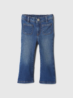 Gap Kız Bebek Koyu Mavi ’70S Flare Jean Pantolon