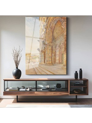 Limitless Design John Ruskin Gotik Katedral Cephesi Cam Tablo Dijital Baskı Duvar Tablosu Dekor Tablo