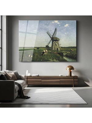 Limitless Design Paul Joseph Constantin Gabriël Hollanda Yel Değirmeni Cam Tablo Dijital Baskı Duvar Tablosu