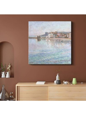 Limitless Design Adolphe Yvon Akdeniz Kıyısı Deniz Manzarası Kanvas Tablo Sanat Tablosu Klasik Ressam Tablosu