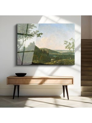 Limitless Design Richard Wilson Tepe Manzara Kale Görünümü Cam Tablo Dijital Baskı Duvar Tablosu Dekor Tablo