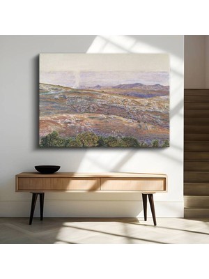 Limitless Design William Holman Hunt Tepe Vadi Doğa Manzarası Kanvas Tablo Sanat Tablosu Klasik Ressam Tablosu