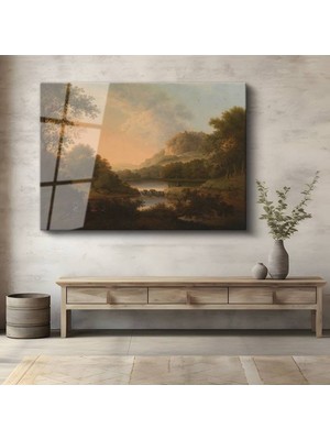 Limitless Design Richard Wilson Akşam Günbatımı Manzarası Cam Tablo Dijital Baskı Duvar Tablosu Dekor Tablo