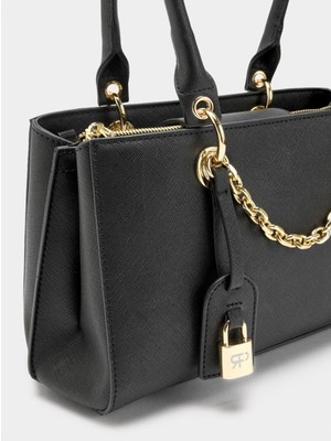 Parfois Dokulu ve Charm'lı Omuz Çantası