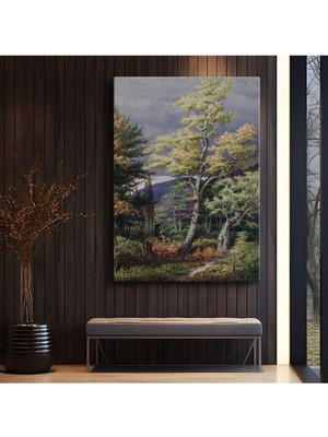 Limitless Design Thomas Cole Derin Orman Doğa Manzarası Kanvas Tablo Sanat Tablosu Klasik Ressam Tablosu