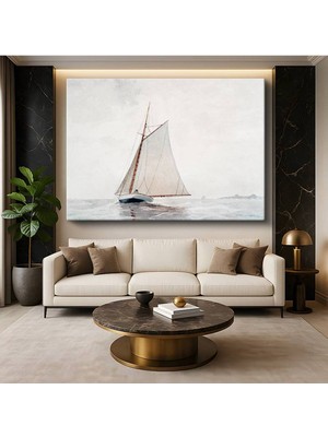 Limitless Design Winslow Homer Sailing Vessel Yelkenli Gemi Deniz Resmi Kanvas Tablo Klasik Ressam Tablosu