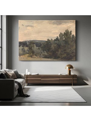 Limitless Design John Constable Kırsal Peyzaj Doğa Manzarası Kanvas Tablo Sanat Tablosu Klasik Ressam Tablosu