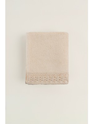 Cadeluz Lugo Pima Pamuk Krem El Havlusu