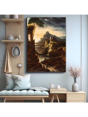 Limitless Design Claude Lorrain Antik Manzara Tarihi Sanat Kanvas Tablo Sanat Tablosu Klasik Ressam Tablosu