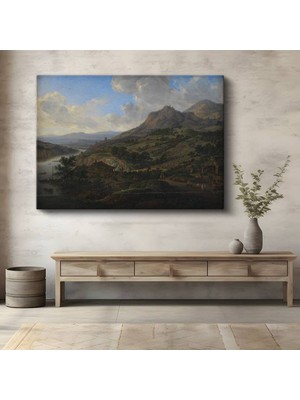 Limitless Design Herman Van Swanevelt Dağlık Doğa Manzarası Kanvas Tablo Sanat Tablosu Klasik Ressam Tablosu