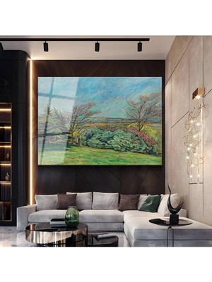 Limitless Design Francis Picabia Bahar Doğa Manzarası Cam Tablo Dijital Baskı Duvar Tablosu Dekor Tablo