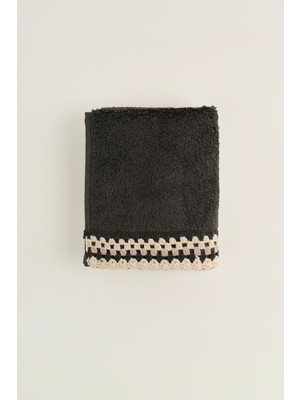 Cadeluz Almeriâ Pima Pamuk Antrasit El Havlusu