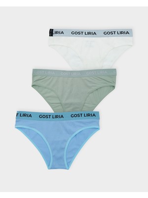 GOST LİRİA Dream Kadın Slip  3 Lü Paket - Çok Renkli