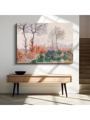 Limitless Design Blanche Hoschedé-Monet Sonbahar Ağaçları Renk Manzarası Kanvas Tablo Klasik Ressam Tablosu