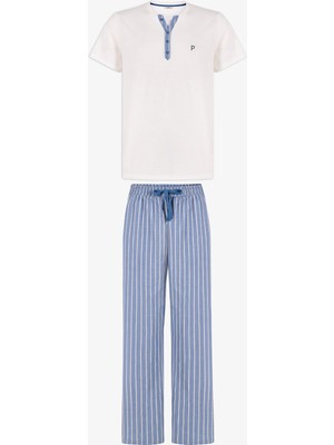 Penti Erkek Renkli Soft Shore Pijama Takımı