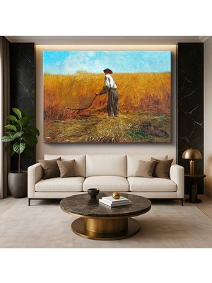 Limitless Design Winslow Homer Hasat Kırsal Tarım Resmi Kanvas Tablo Sanat Tablosu Klasik Ressam Tablosu