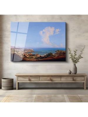 Limitless Design J.m.w. Turner Liman Deniz Manzarası Cam Tablo Dijital Baskı Duvar Tablosu Dekor Tablo