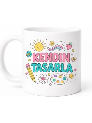 Printiva Kişiye Özel Baskılı Kupa Bardak -Fotogra, Yazı, Tarihli Istenile- 300 ml