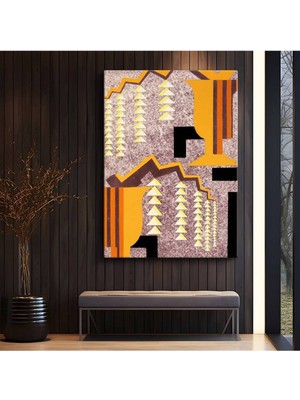 Limitless Design Wassily Kandinsky Geometrik Soyut Sanat Kompozisyonu Kanvas Tablo Klasik Ressam Tablosu