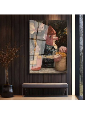 Limitless Design Tadeusz Makowski Figüratif Sürrealist Hd Baskı Duvar Cam Tablo Hd Baskı Tablo