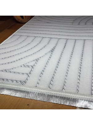 Oreyra Gri Bohem Loft Iskandinav Pamuk Taban Modern Özel Kesim Hizmet Kaymaz Salon Koridor Hol Mutfak Halı / Kilim / Yolluk