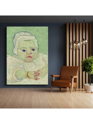 Limitless Design Vincent Van Gogh Bebek Roulin Çocuk Portresi Kanvas Tablo Sanat Tablosu Klasik Ressam Tablosu