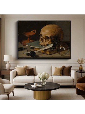 Limitless Design Pieter Claesz Vanitas Still Life Natürmort Sanatı Kanvas Tablo Klasik Ressam Tablosu