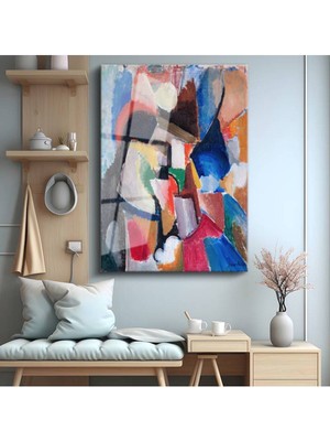 Limitless Design Wassily Kandinsky Soyut Hd Baskı Duvar Kompozisyonu Cam Tablo Hd Baskı Tablo