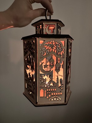 Kechy Concept Hediyelik Ahşap Maket ışıklı Ramazan Konsepti