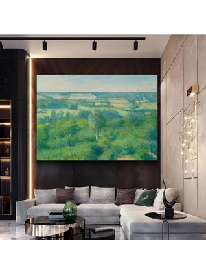 Limitless Design Claude Monet Yeşil Vadi Doğa Manzarası Kanvas Tablo Sanat Tablosu Klasik Ressam Tablosu