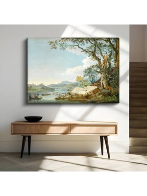 Limitless Design Richard Wilson Italyan Kırsal Manzara Kanvas Tablo Sanat Tablosu Klasik Ressam Tablosu