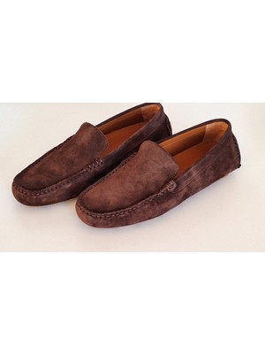 Darkwood-Erkek Casual Ayakkabı-Natürel Süet- Kahverengi