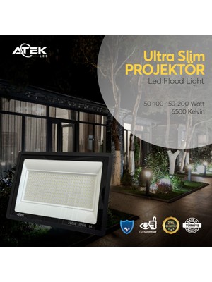 EkoAlışverişDünyam Ultra Slim Projektör Dış Mekan LED Işık