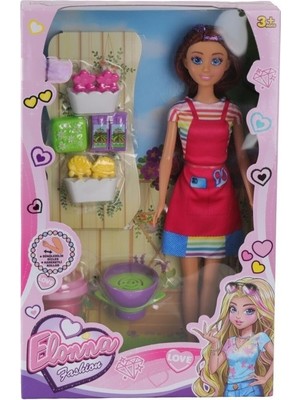 Just Cheap Store WG-661005 Kutulu 29CM Aksesuarlı Çiçekçi