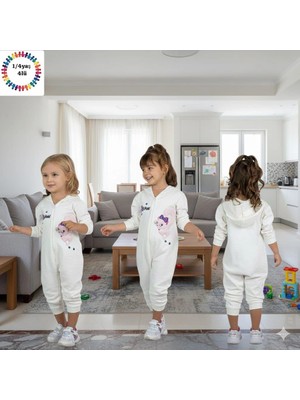 Bigümex Fermuarlı & Kapüşonlu Çocuk Tulum