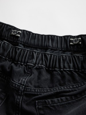 Gap Kız Çocuk Siyah Low Rise Baggy Jean Pantolon