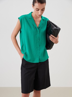 Lc Waikiki Yeni Sezon Dokulu Kadın Gömlek