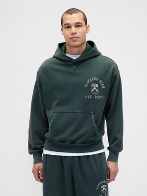 Gap Erkek Koyu Yeşil Stranger Things Heavyweight Sweatshirt