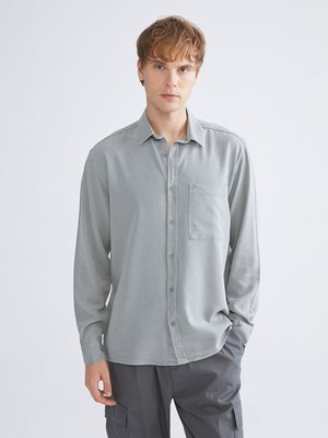 Lc Waikiki Yeni Sezon Regular Fit Uzun Kollu Gabardin Erkek Gömlek