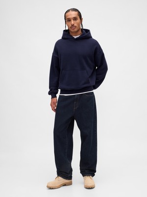 Gap Erkek Koyu Mavi Baggy Jean Pantolon