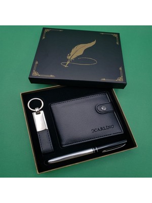 Nuvigo Cüzdan Anahtarlık Kalem Hediye Seti