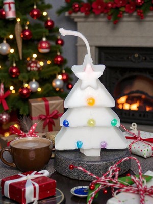 Home Yeni Yıl - Yılbaşı Mini Çam Ağacı Dekoratif Kokulu Mum 2