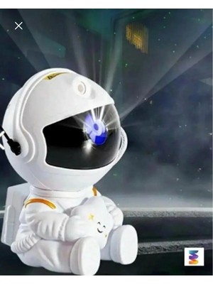 Normadia Mini Kumandalı Astronot ve Galaksi Projeksiyonlu Işıklı Gece Lambası