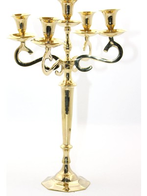 EkoAlışverişDünyam Pirinç 5'li Şamdan