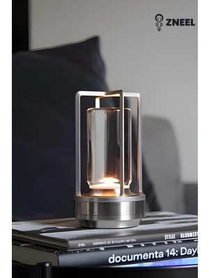 Normadia Şarjlı Masa Lambası, 3 Işık Modu, Dimlenebilir, Type-C, 8 Saat Kullanım