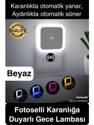 Normadia Fotoselli Gece Lambası Otomatik Yanıp Sönen Koridor ve Antre Aydınlatması