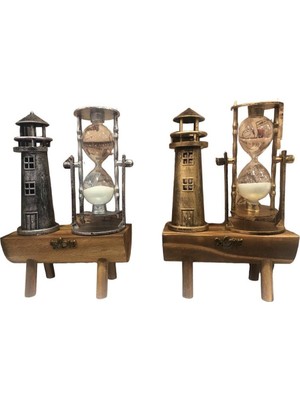 Nuvigo Dekoratif Deniz Feneri Kum Saati